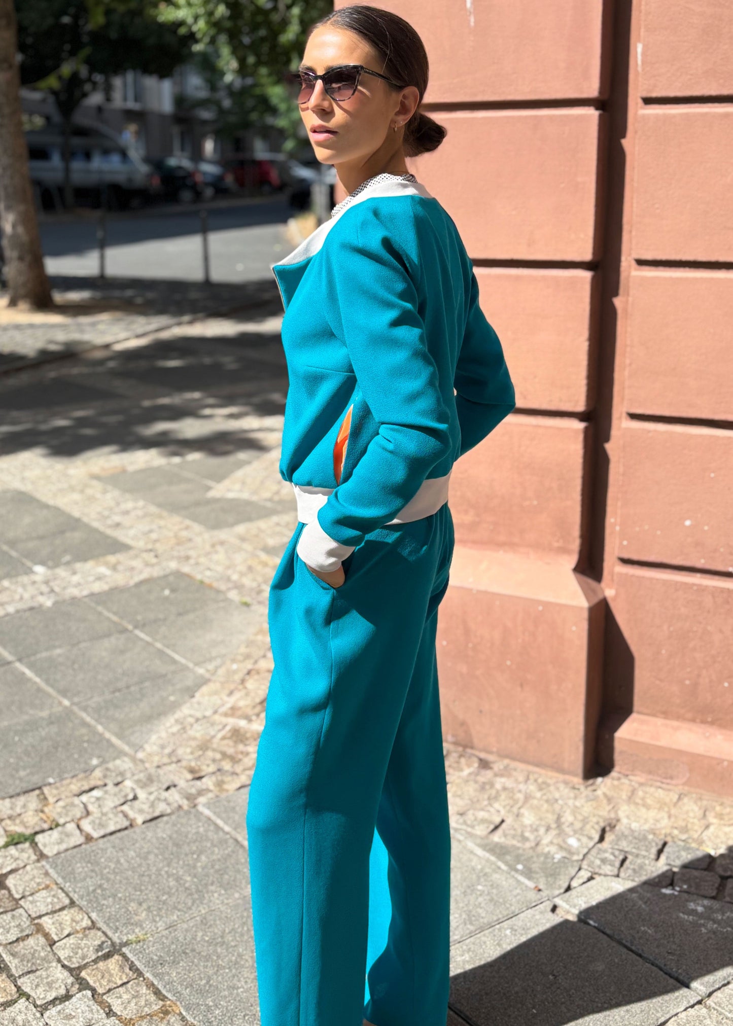Marlenehose Türkis von COCO LORES