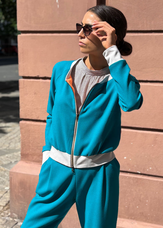 Blousonjacke Türkis von COCO LORES